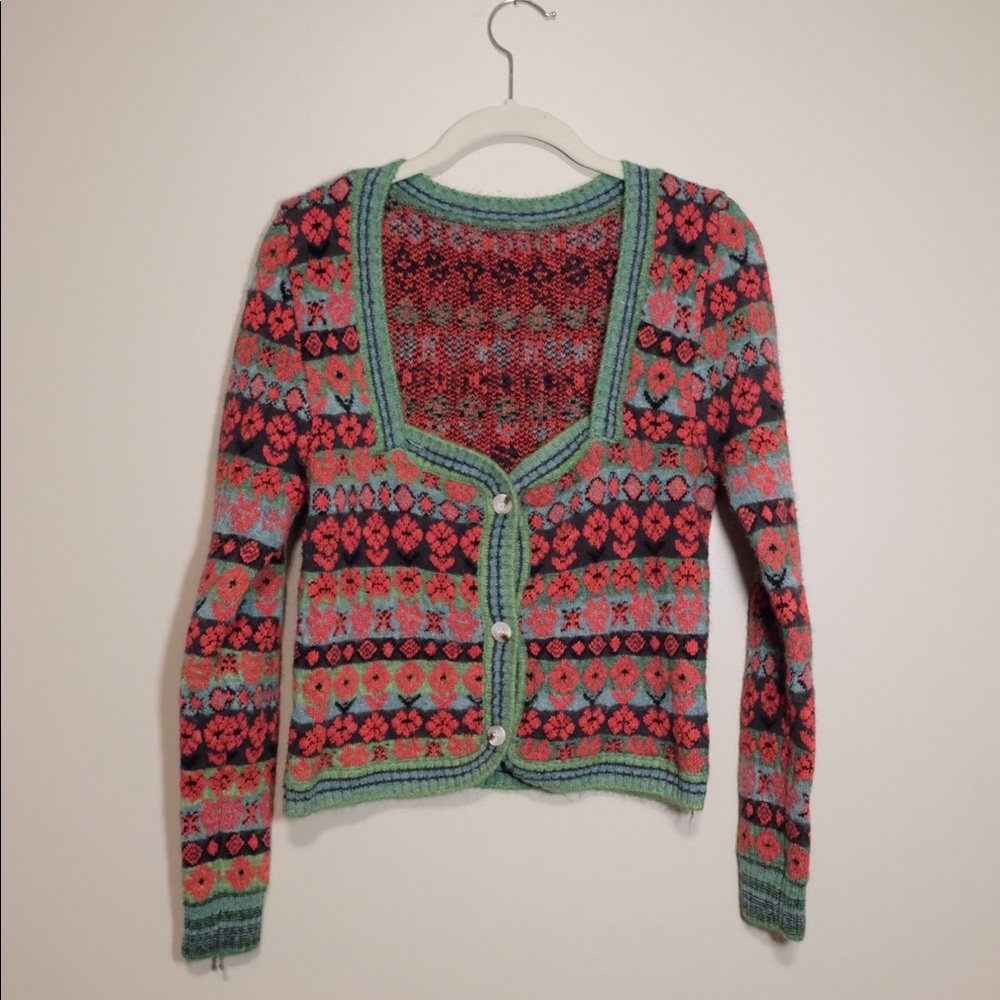 Vintage Granola Cardigan